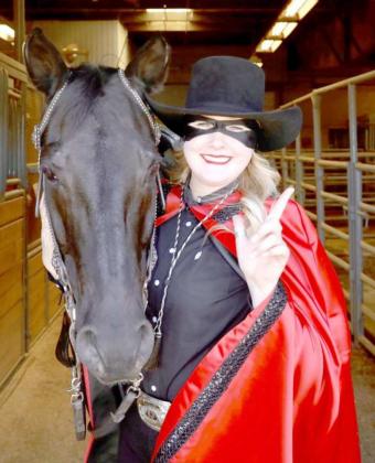 Trick roper Brice Chapman and Texas Tech Masked Rider Ashley Adams will greet visitors at the National Ranching Heritage Center in Lubbock on Saturday, Aug. 28. (Submitted Photos)