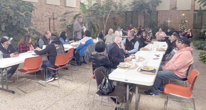John Roley gives the program at the Thursday December 12th Rotary Meeting at the LHC Atrium. (Submitted Photo)