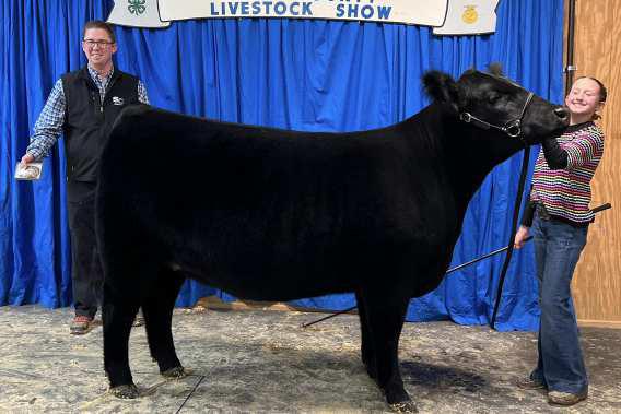 GRAND CHAMPION HEIFER - PIPER CARR of Littlefield