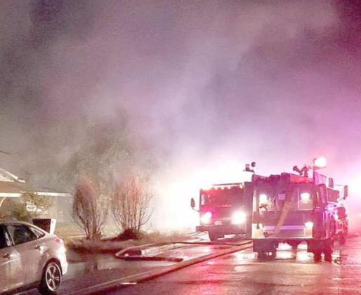 Fire damages residence on East 23rd St.