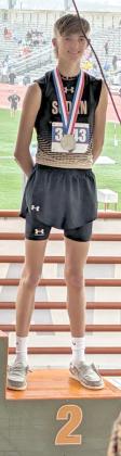 Sudan’s Slade Nickels competed at the State Track Meet last week, where he finished as the Runnerup in the Men’s High Jump competition. (Submitted Photo)