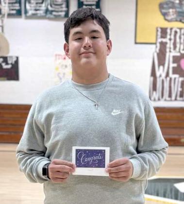 ETHAN MOSQUEDA, Leadership L.E.A.P.S. Award Springlake-Earth High School