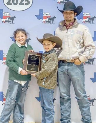 Claire Senter won the high point showman award. This goes to the exhibitor who had the most points at the end of the day. They usually show the most animals and place high. (Submitted Photo)