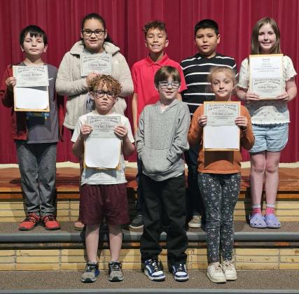 Littlefield Elementary 4th Grade Awards