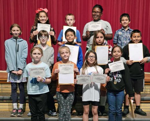 Littlefield Elementary 4th Grade Awards