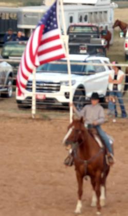 The 2025 WRCA Rodeo held in Earth, Texas kicked off with the traditional flag ceremony on Friday, September 19, 2025. (Photo by Ann Reagan)