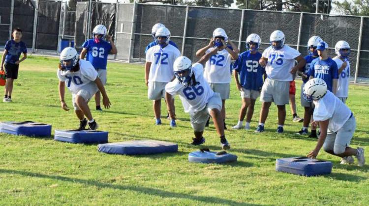 Olton Mustang two-a-days