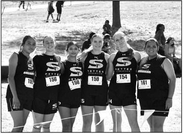 The Sudan Nettes’ JV girl’s cross country team placed second at the District Meet at Mae Simmons Park in Lubbock on Tuesday. (Shown): Ava Foster, Yadi Lopez, Kyeann Hubbard, Masyn Provence, Aryana Gotcher and Haylie Soliz. (Submitted Photo)
