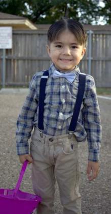 Said Hernandez dressed as Alfalfa at the Crescent Park Church of Christ Trunk-or-Treat on Sunday, Oct. 27. (Staff Photo by Rhode Duenas)