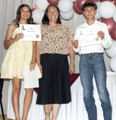 BEST LOOKINGAWARD Kaelyn Salazar and Jaron Calloway
