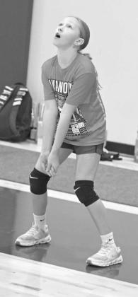Littlefield volleyball campers were hard at work this week sharpening their volleyball skills at the annual Lady Cat Volleyball Camp at Littlefield High School’s Aux Gym. (Staff Photos by Derek Lopez)
