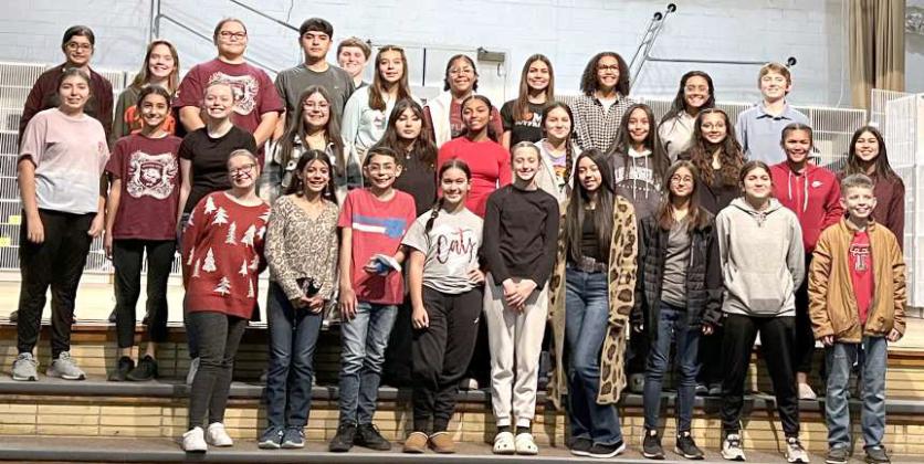 LITTLEFIELD JUNIOR HIGH SCHOOL BAND STUDENTS