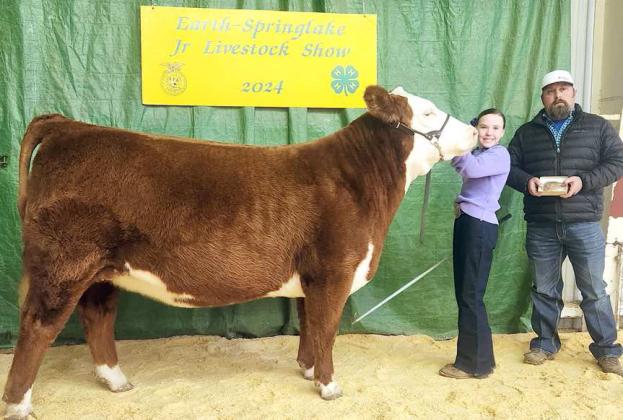 SAIGE BEERWINKLE - RESERVE GRAND CHAMPION HEIFER