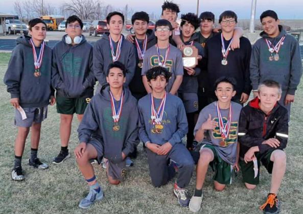 S-E JUNIOR HIGH TRACK TEAMS CLAIM DISTRICT CHAMPIONSHIPS