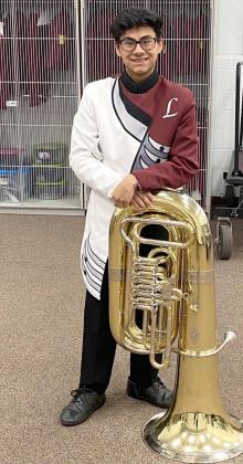 EDWIN POMPA-GALLEGOS earned a seat in the ATSSB Texas All-State Band