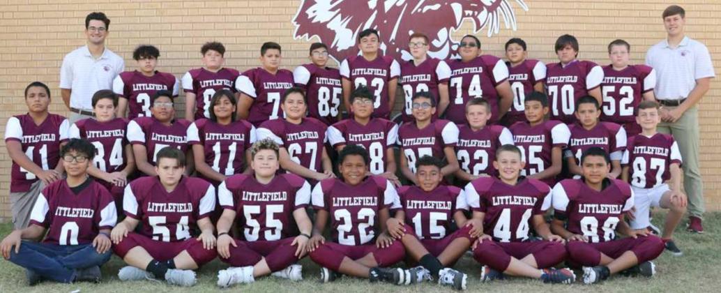 2020 LITTLEFIELD WILDCATS 7th GRADE FOOTBALL TEAM