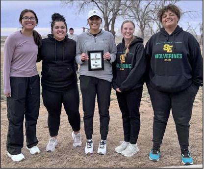 The Springlake-Earth varsity girl’s golf team took second place at the Tulia Golf Meet on Monday, Feb. 17th. (Submitted Photo)