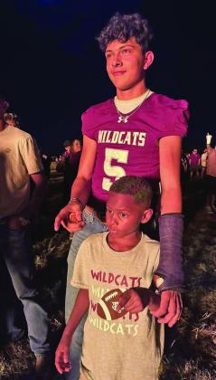 Littlefield senior Nate Castaneda and Traycen Nolan. (Submitted Photo)