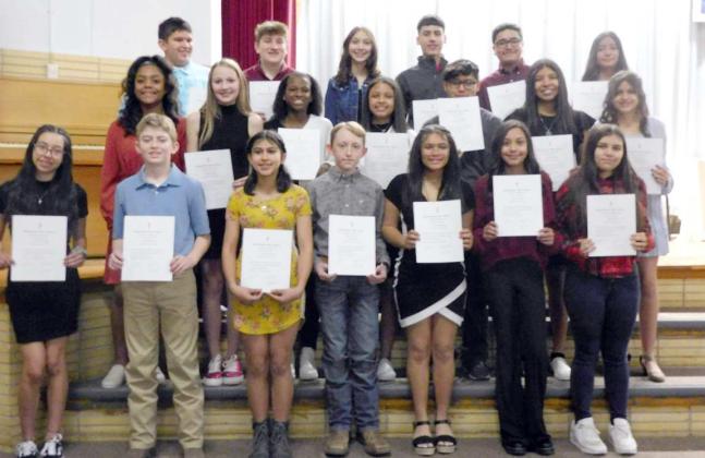 LJHS honors new N.J.H.S. members
