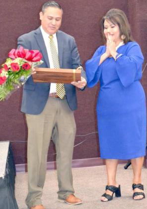Lupe Marquez receives Administrative Professional of the Year Award