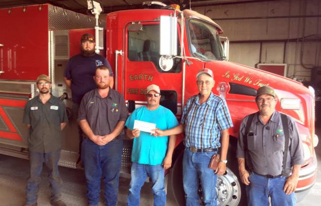 Lamb County Farm Bureau made generous donations to all the Lamb County Fire Departments