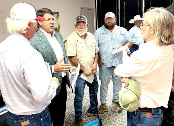 U.S. Rep. Jodey Arrington met with Muleshoe residents to discuss the expansion of the Muleshoe National Wildlife Refuge, which would involve 15 counties and 700,000 acres, including land in Lamb County.