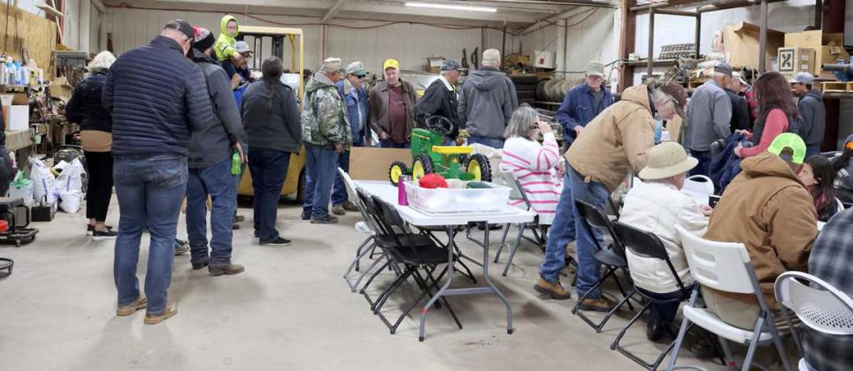 Lunch was provided by the First Federal Bank of Littlefield, Tx at the annual Plow Day Event held on Saturday, March 23, 2024 at the Graves Farm in Spade, Tx. (Photo by Ann Reagan)