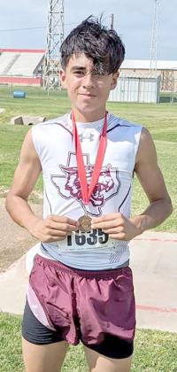 PR - Littlefield’s Ramiro Candelario finished 17th overall in the varsity boy’s race at the Oil Patch Invitational in Sundown last weekend with a personal record time of 19:47.33. (Submitted Photo)
