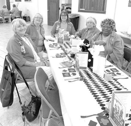 Lamb Healthcare Auxilary members recently participated in event called “You are the Heartbeat of Healthcare” hosted by Covenant Health Plainview Auxilary at Crawford Hall- First Methodist Church. (Shown L to R): Dianna Parker, Doris Howell, Lori Durham, Linda Williams and Barbara Colbert. (Submitted Photo)