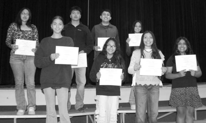 A/B HONOR ROLL (Photo Courtesy of Amherst ISD)
