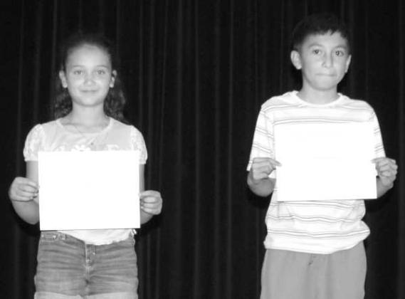 THIRD GRADE AWARDS (Photo Courtesy of Amherst ISD)