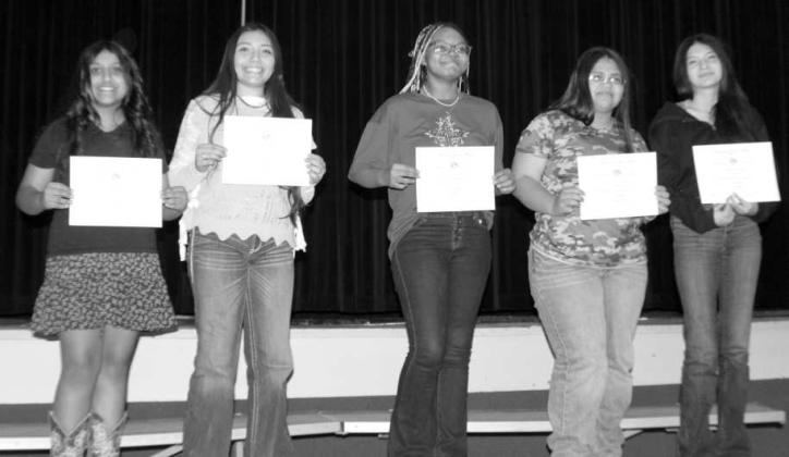 JUNIOR HIGH GIRL’SATHLETICS (Photo Courtesy of Amherst ISD)