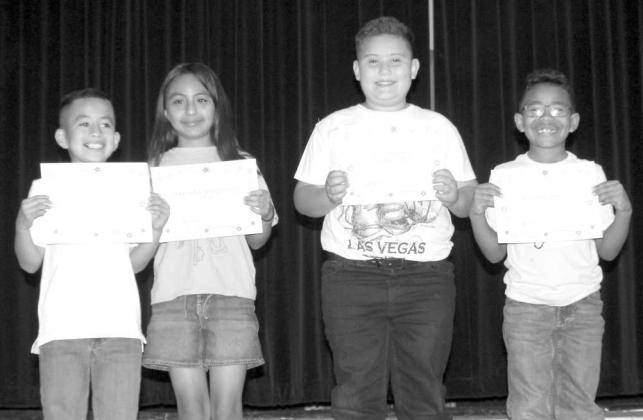 SECOND GRADEAWARDS (Photo Courtesy of Amherst ISD)