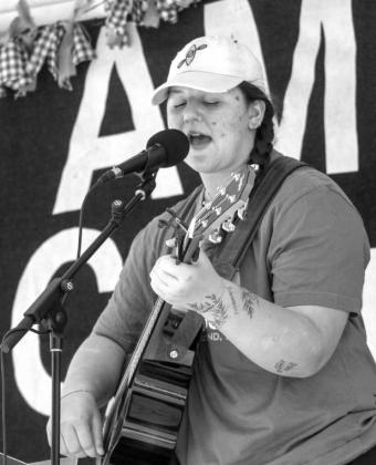 Maddie Ford performs at the annual Amherst celebration on July 25, 2026. (Photo by Madison Vidales)