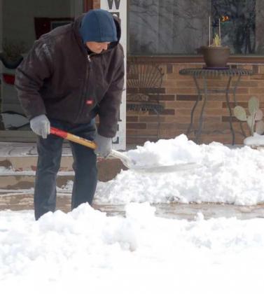 Winter storm hits hard in the area