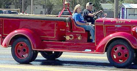1st place Most Unusual - 1937 Chevrolet FIre Truck Sudan FD