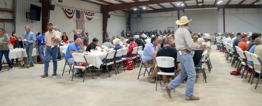 SOUTH PLAINS IRRIGATION held its annual Customer Appreciation Luncheon Friday, Oct. 21, 2022 at noon from 11 a.m. to 1 p.m. at the Ag Pavilion in Olton. The luncheon was a way for SPI to show their customers how much they appreciate their support and business. (Photo by Samantha Pontius)