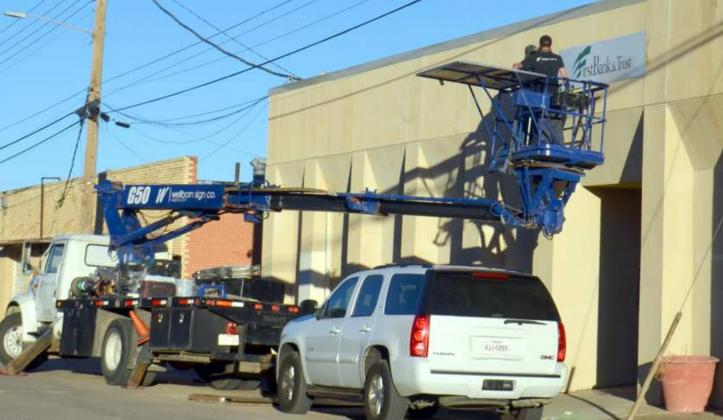 REPLACING AIMBANK SIGN