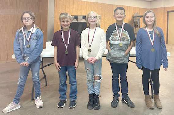 ROTARY READERS - ADKINS --- Cydney Jennings; KLOIBER -Graceson Golden; JONES --- Callee Albus; JOHNSON --- Kamden Gotcher; MILLER --- Charlotte Bauer. (Submitted Photo)