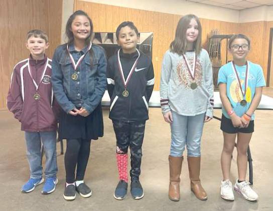 ROTARYWRITERS - JENKINS --- Isabella Leal; JIMENEZ --- Eden Wright; MITCHELL --- Felipe Esquibel Medrano; REYNA --- Alizae Hinojosa; VILLANUEVA --- Waverly Aduddell. (Submitted Photo)