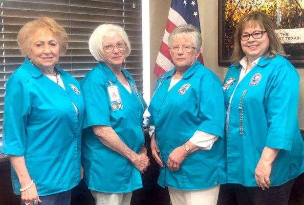 LHC Auxiliary elects new officers, service pins awarded