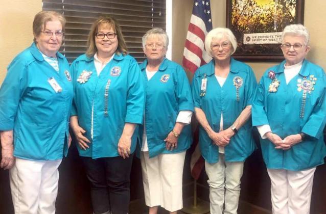 LHC Auxiliary elects new officers, service pins awarded