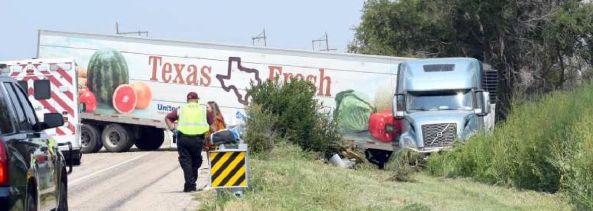A TWO VEHICLE ACCIDENT