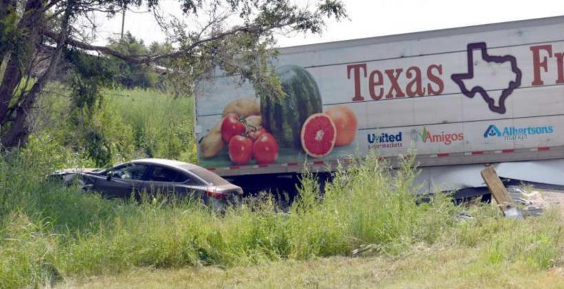 A TWO VEHICLE ACCIDENT