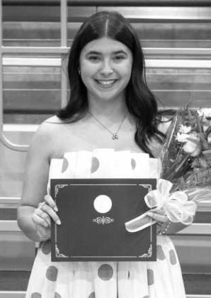 Addesyn Garcia receives various scholarships:a $2,000 scholarship, Hispanic Association of Women; a $500 scholarship, Savannah’s Restaurant and Mi Favorita Panderia; and the Danny Adam Marquez Memorial fund.
