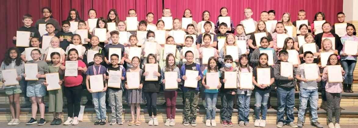 Littlefield Elementary: Fourth Grade Awards