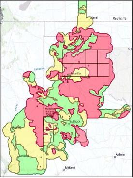 A map of the initial counties where cameras will be deployed with the highest fire risk. (Photo courtesy of Xcel Energy)