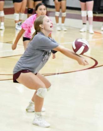 Lady Cats get after it during two-a-days