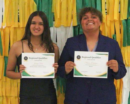 Girl’s Track Regional Qualifiers: Jocelyn Salas and Shawni Harrison