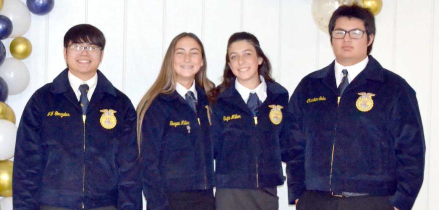 Ag Advocacy- JJ Gonzales, Teagan Miller, Tayte Miller, Christian Solis